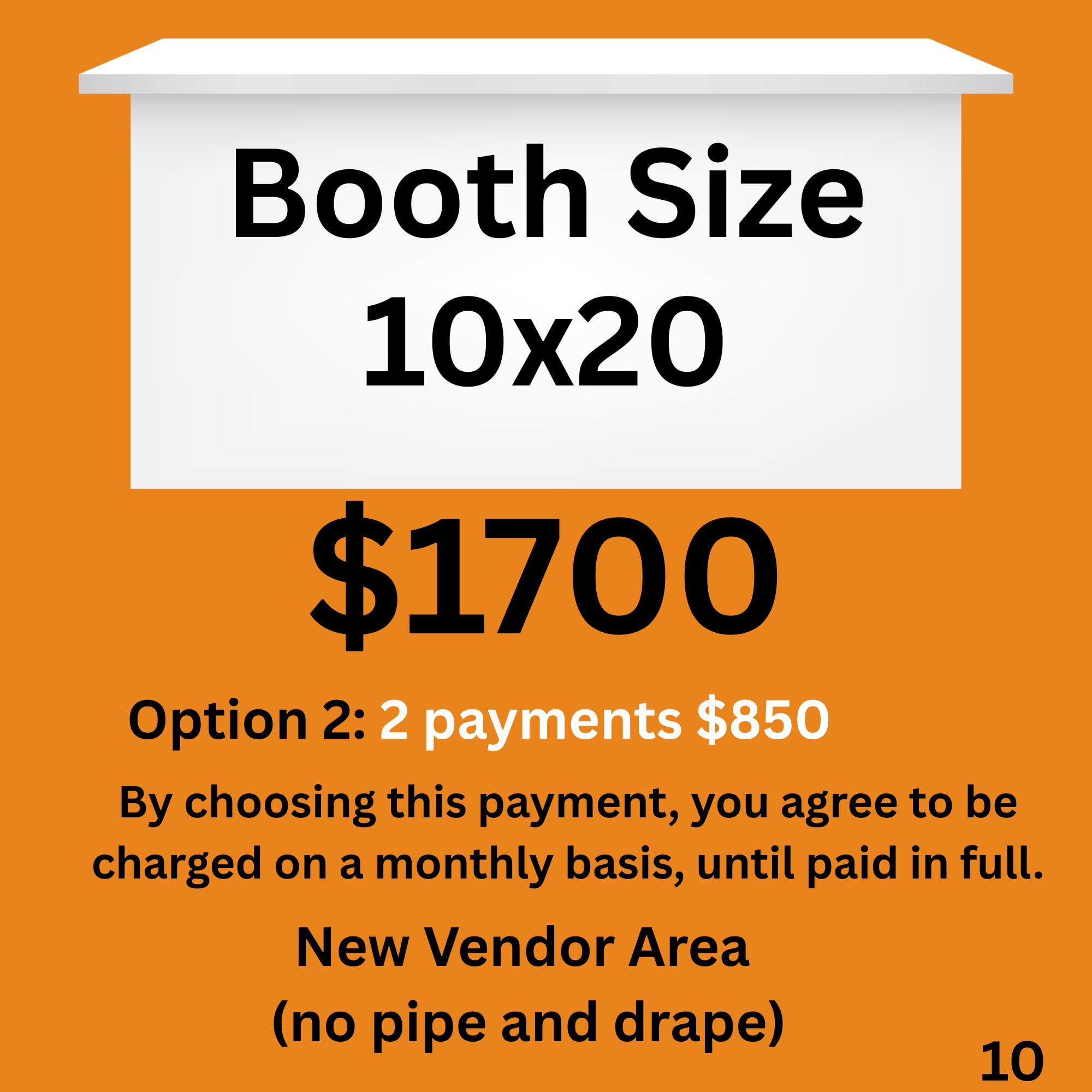 2 payments $850
